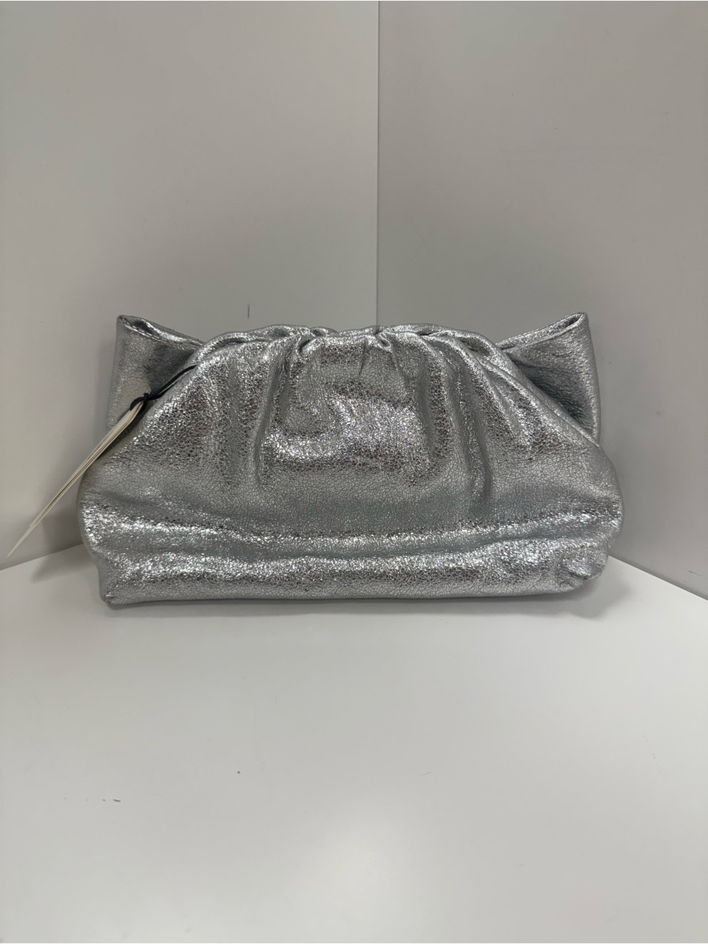 Ted Baker Bow Clutch Bag in Silver - Picture 2 of 6